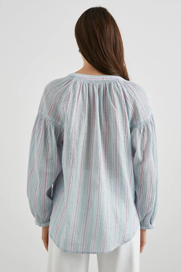 Tops Women Rails Kenlie Shirt Placid Stripe