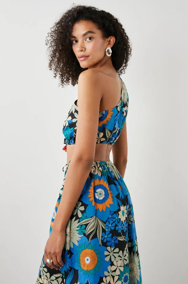 Tops Women Rails Kim Top Azul Wildflower