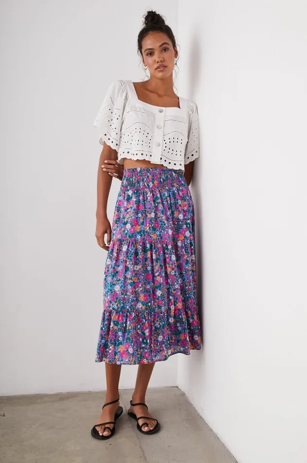 Tops Women Rails Kit Top White Eyelet Embroidery