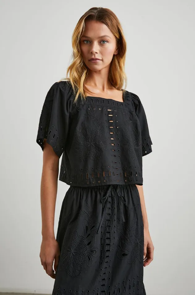 Tops Women Rails Laine Top Black