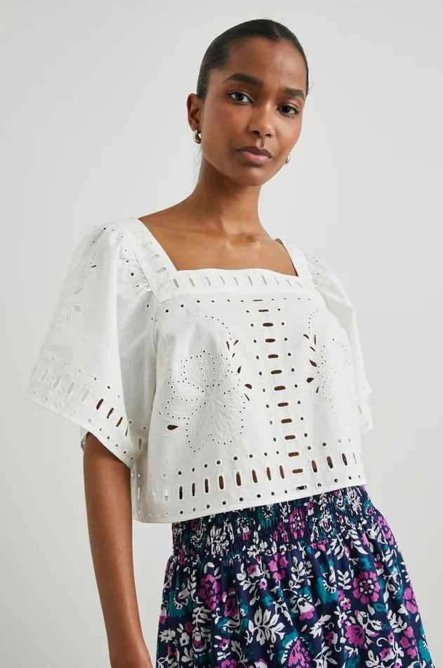 Tops Women Rails Laine Top White