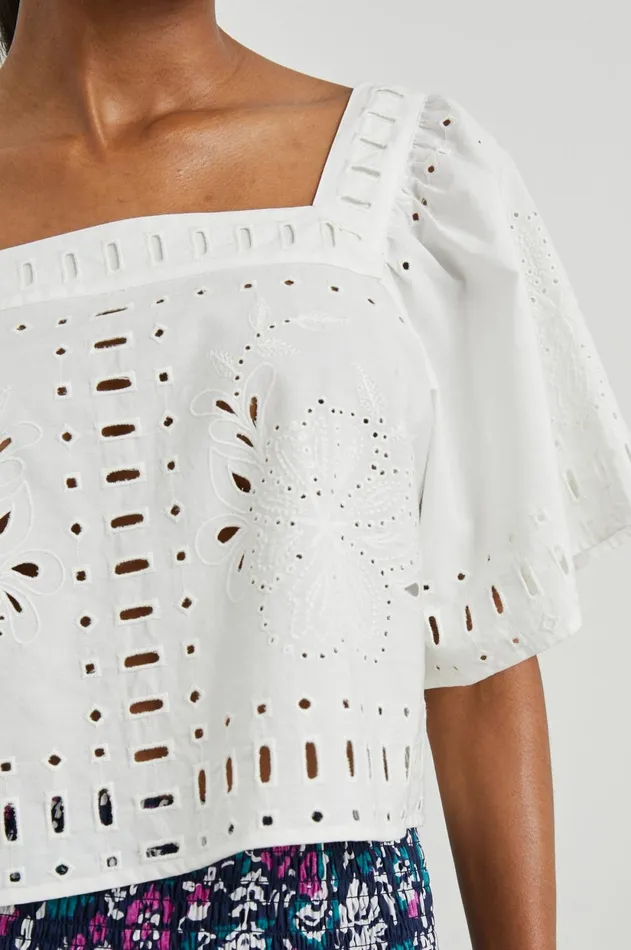 Tops Women Rails Laine Top White