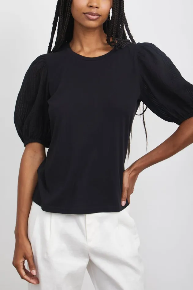 Tops Women Rails Liza Top Black Pintuck