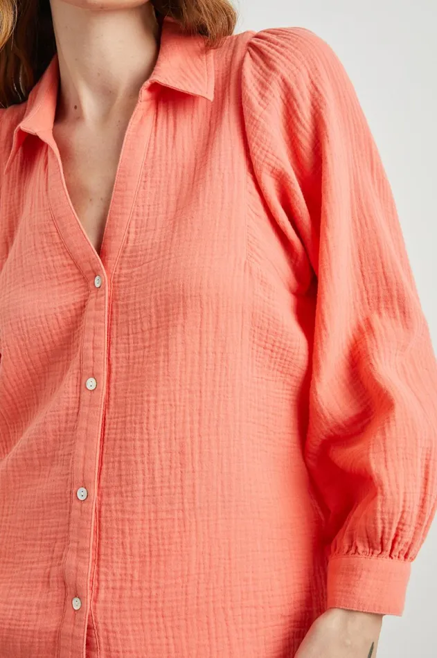 Tops Women Rails Lo Shirt Papaya