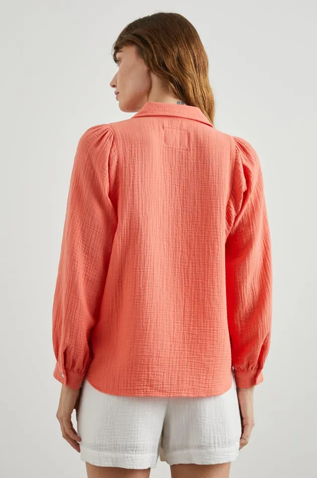 Tops Women Rails Lo Shirt Papaya