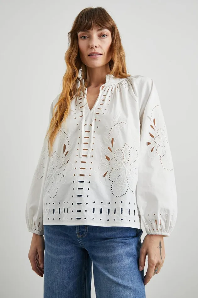 Tops Women Rails Lucinda Top White