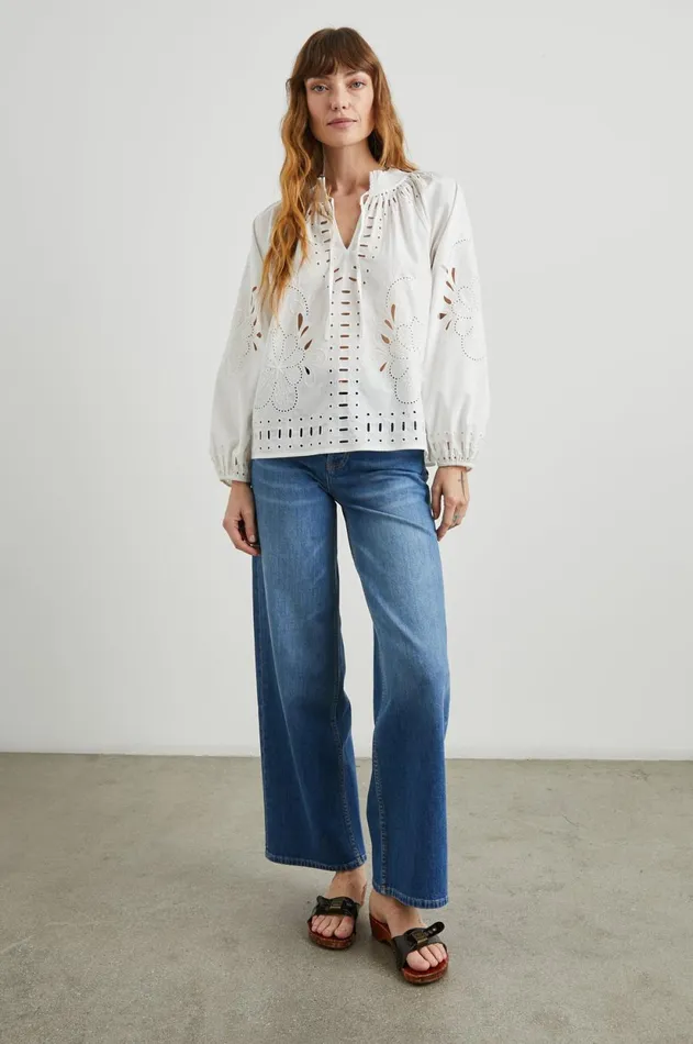 Tops Women Rails Lucinda Top White