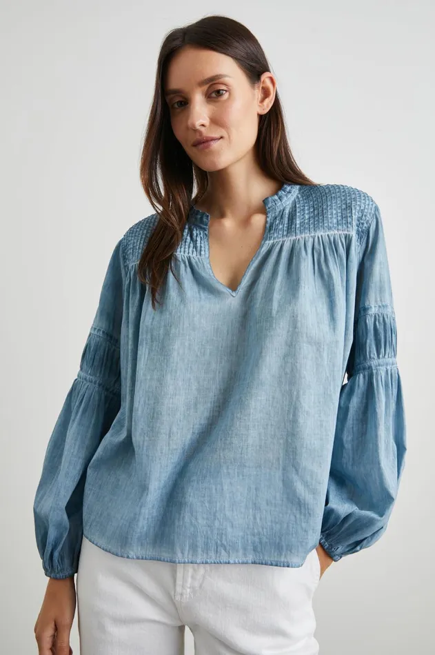 Tops Women Rails Marli Top Faded Blue