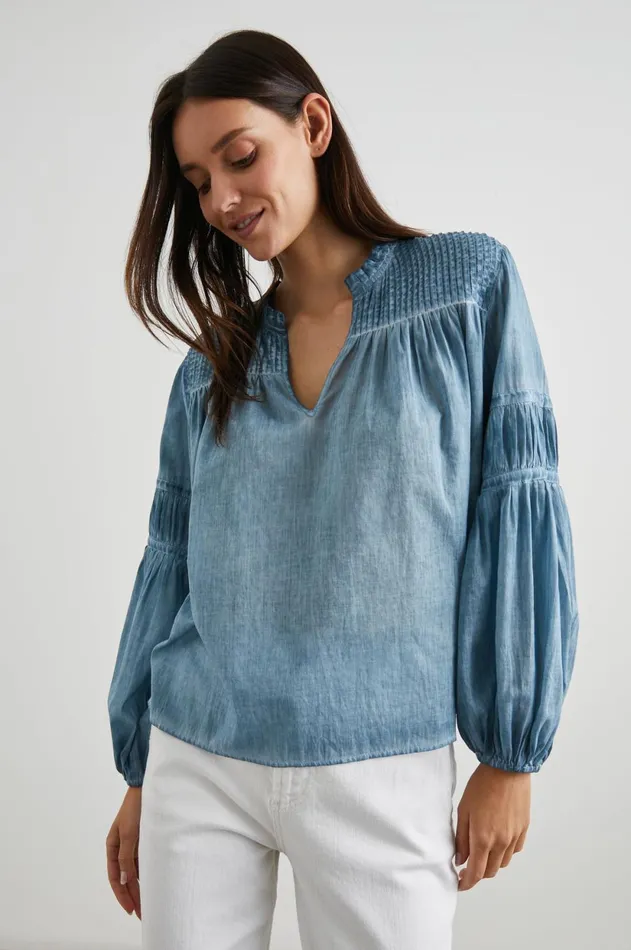 Tops Women Rails Marli Top Faded Blue