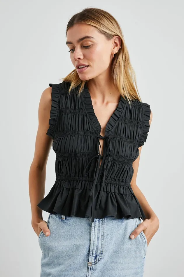 Tops Women Rails Martine Top Black