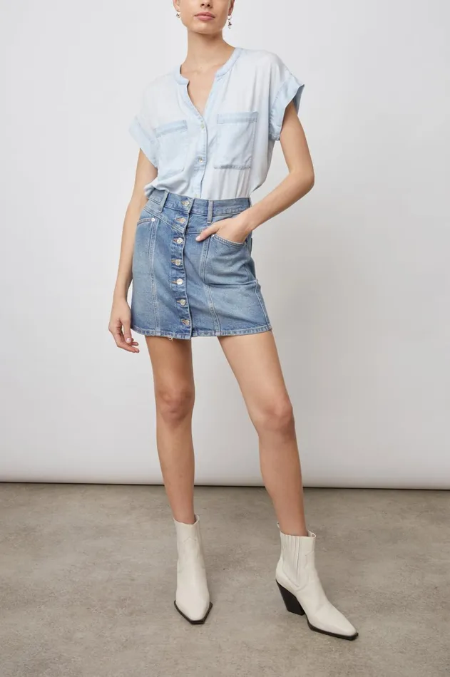 Tops Women Rails Mel Shirt Light Vintage