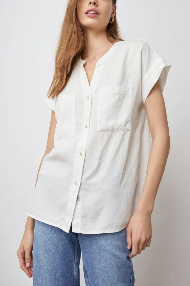 Tops Women Rails Mel Shirt White