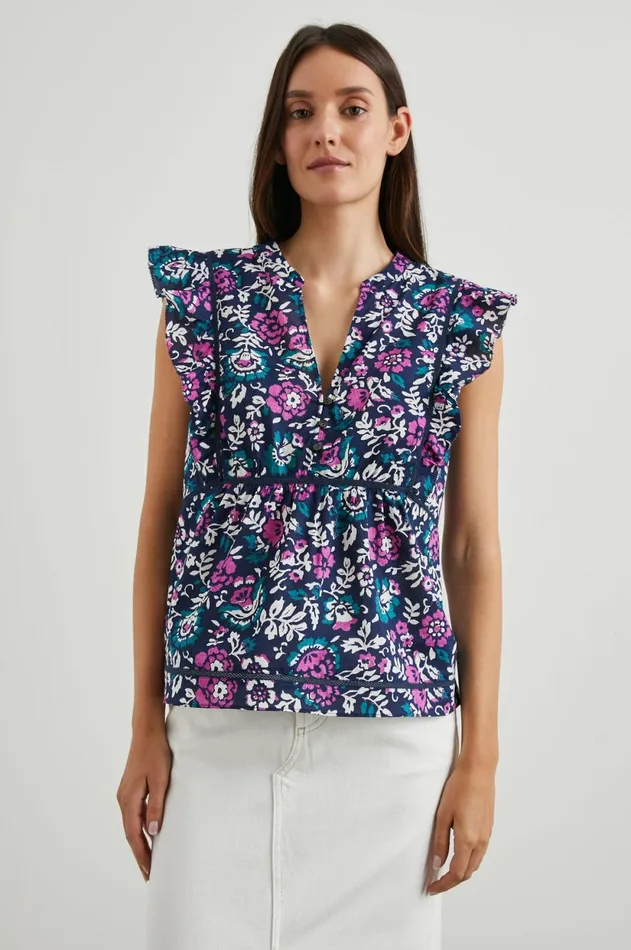 Tops Women Rails Misha Top Woodblock Floral