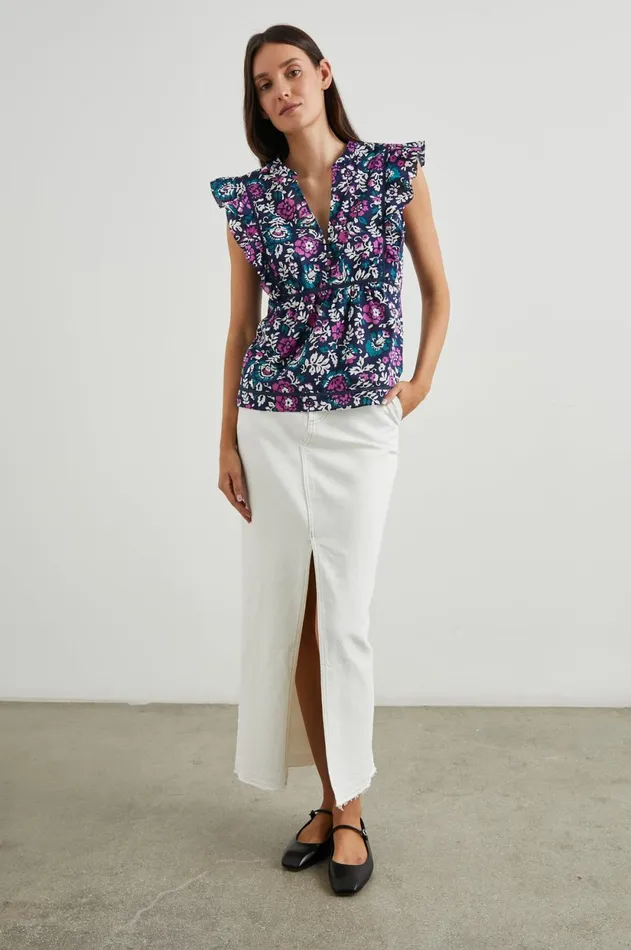Tops Women Rails Misha Top Woodblock Floral