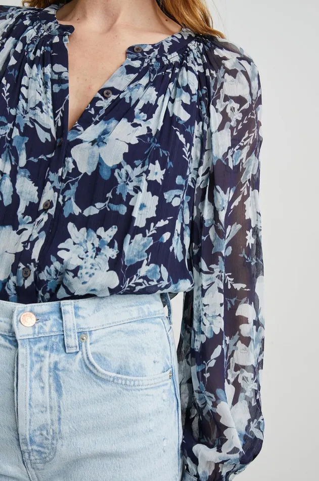 Tops Women Rails Nessie Top Indigo Blossoms