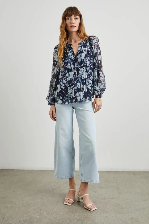 Tops Women Rails Nessie Top Indigo Blossoms