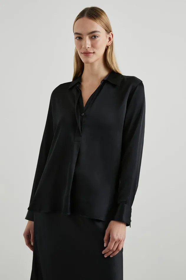 Tops Women Rails Nissa Top Black