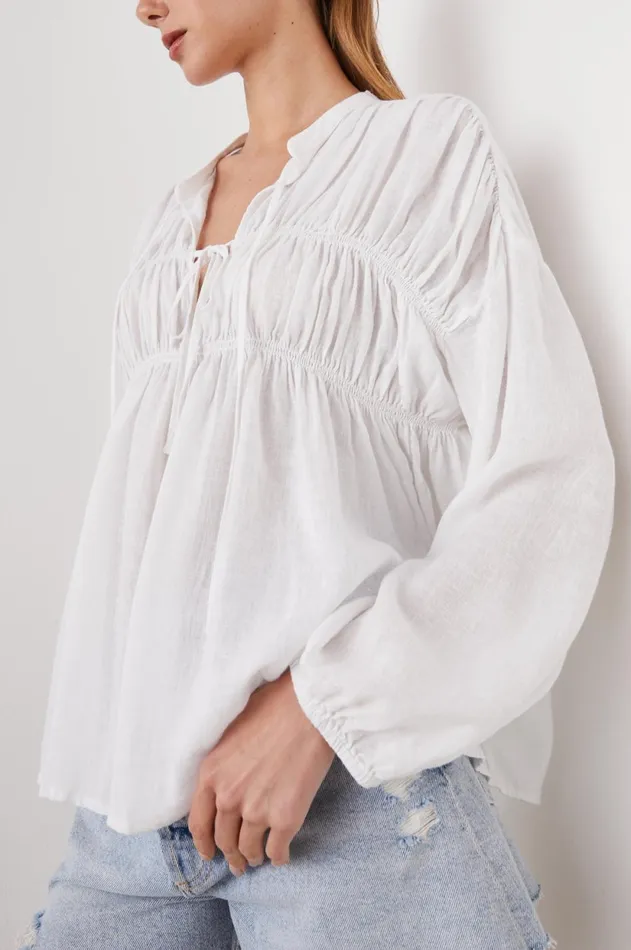 Tops Women Rails Ophelia Shirt True White