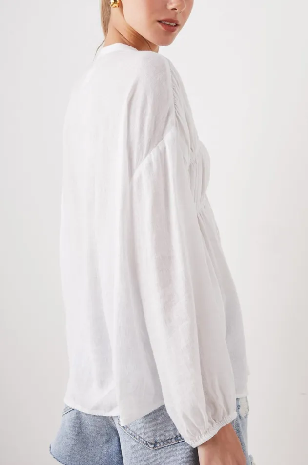 Tops Women Rails Ophelia Shirt True White