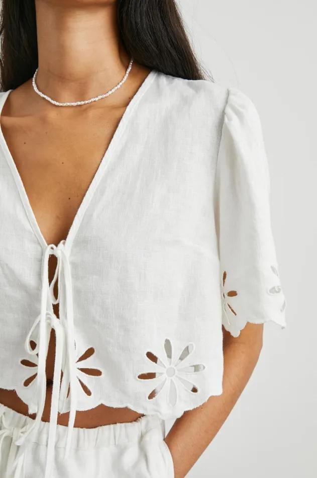 Tops Women Rails Pari Top White Eyelet