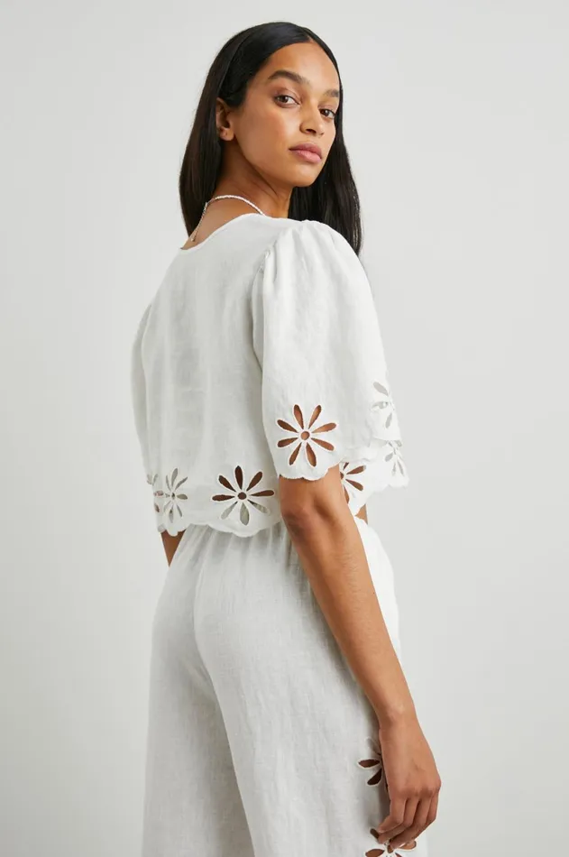 Tops Women Rails Pari Top White Eyelet