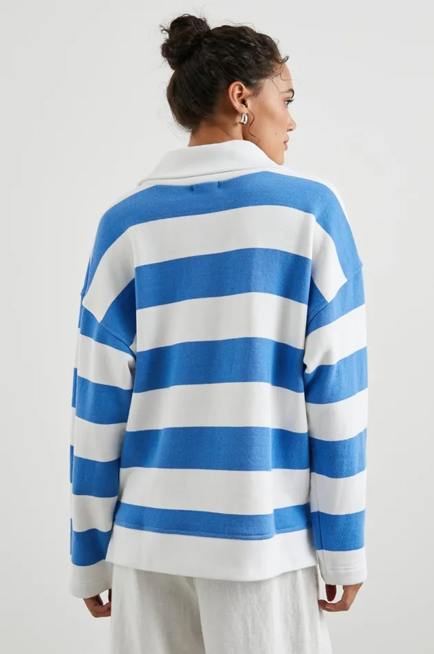 Tops Women Rails Parker Sweatshirt Ocean Rugby Stripe