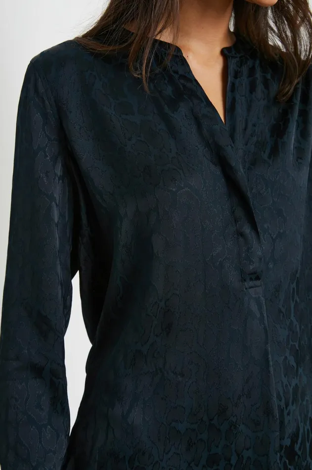 Tops Women Rails Pearl Top Onyx Leopard
