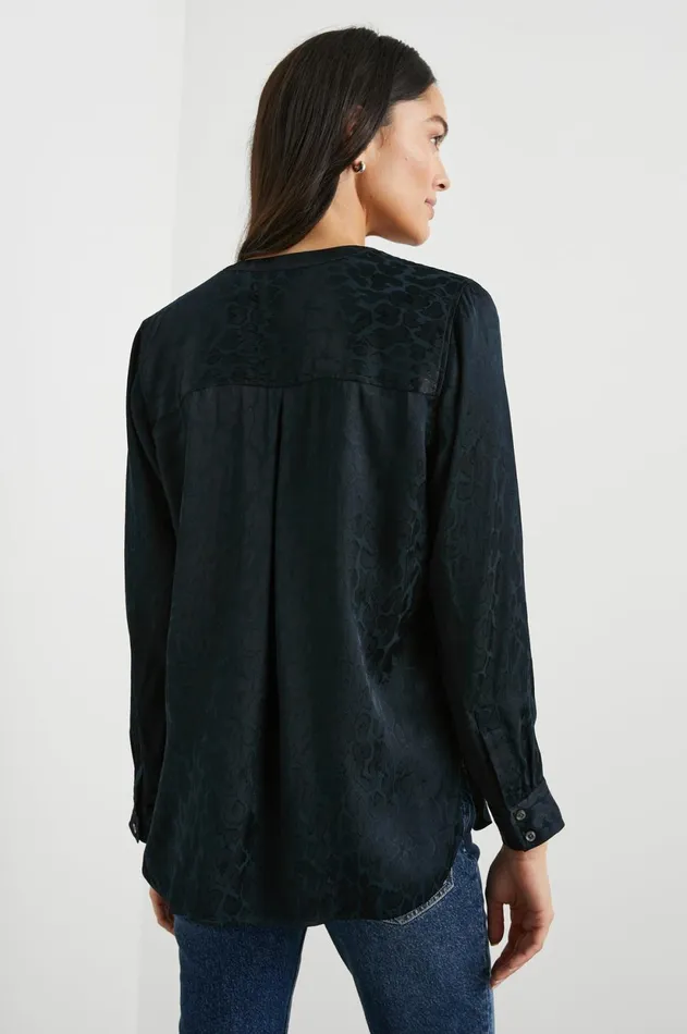 Tops Women Rails Pearl Top Onyx Leopard