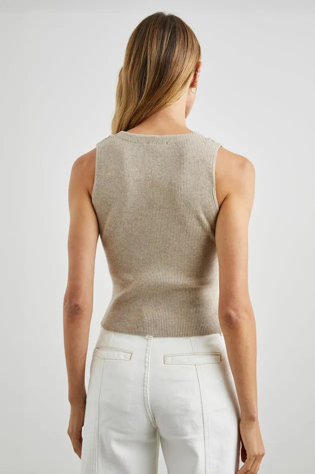 Tops Women Rails Rosa Vest Oatmeal