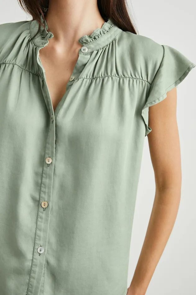 Tops Women Rails Ruthie Top Sage Denim