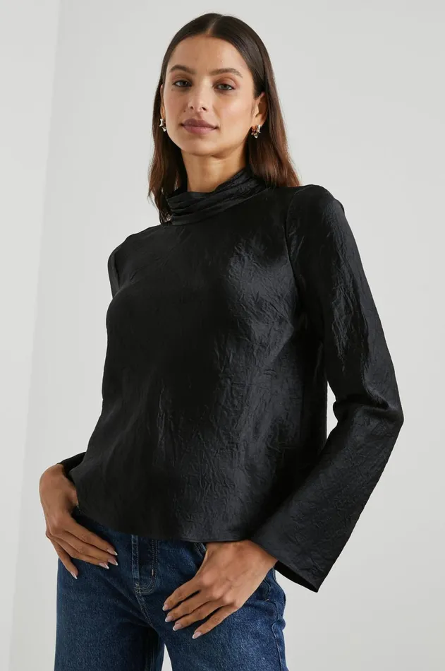 Tops Women Rails Soleil Shirt Black