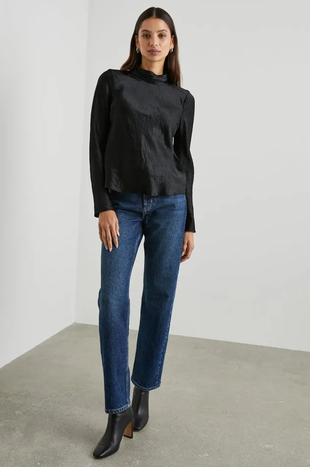 Tops Women Rails Soleil Shirt Black