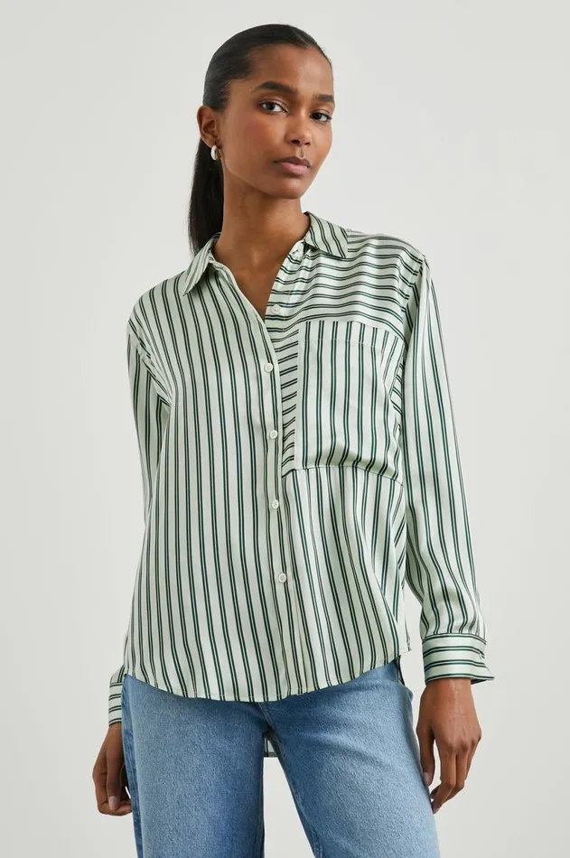 Tops Women Rails Spencer Shirt Eden Stripe