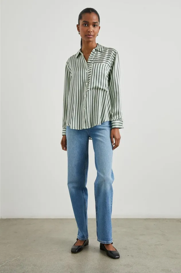 Tops Women Rails Spencer Shirt Eden Stripe