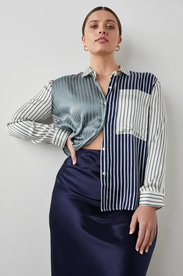 Tops Women Rails Spencer Shirt Kent Multi Stripe