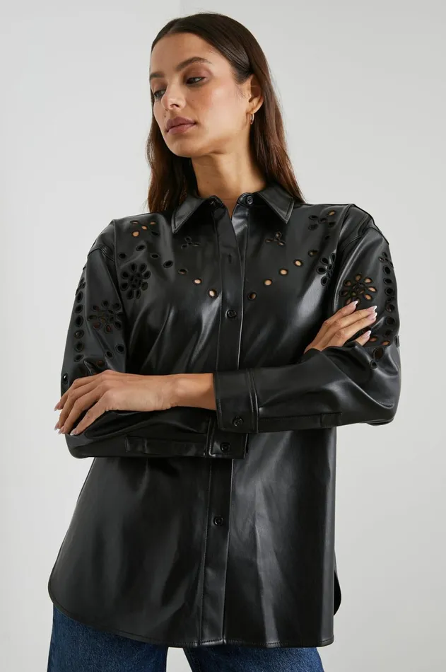Tops Women Rails Tamsyn Shirt Black