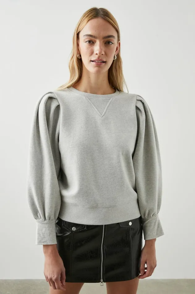 Tops Women Rails Tiffany Sweatshirt Heather Grey