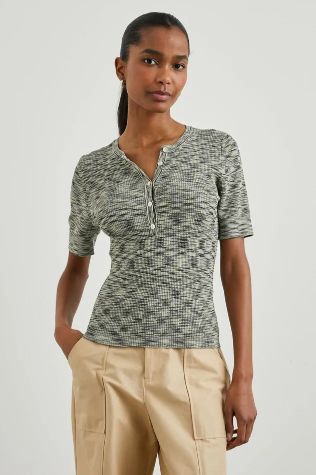 Tops Women Rails Toni Top Mint Navy Space Dye