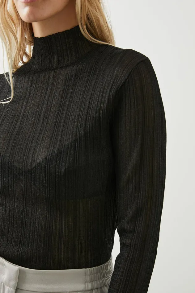 Tops Women Rails Vivienne Sweater Black