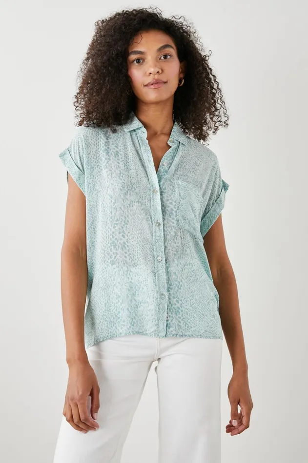 Tops Women Rails Whitney Shirt Mint Boa