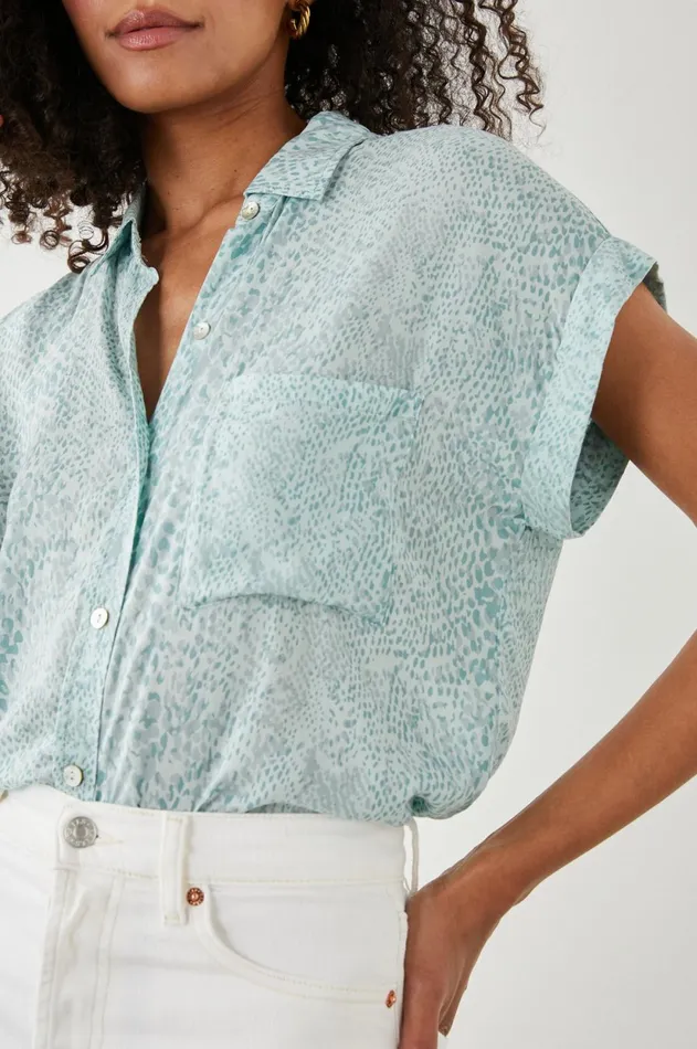 Tops Women Rails Whitney Shirt Mint Boa