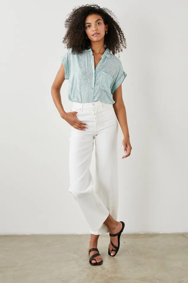 Tops Women Rails Whitney Shirt Mint Boa