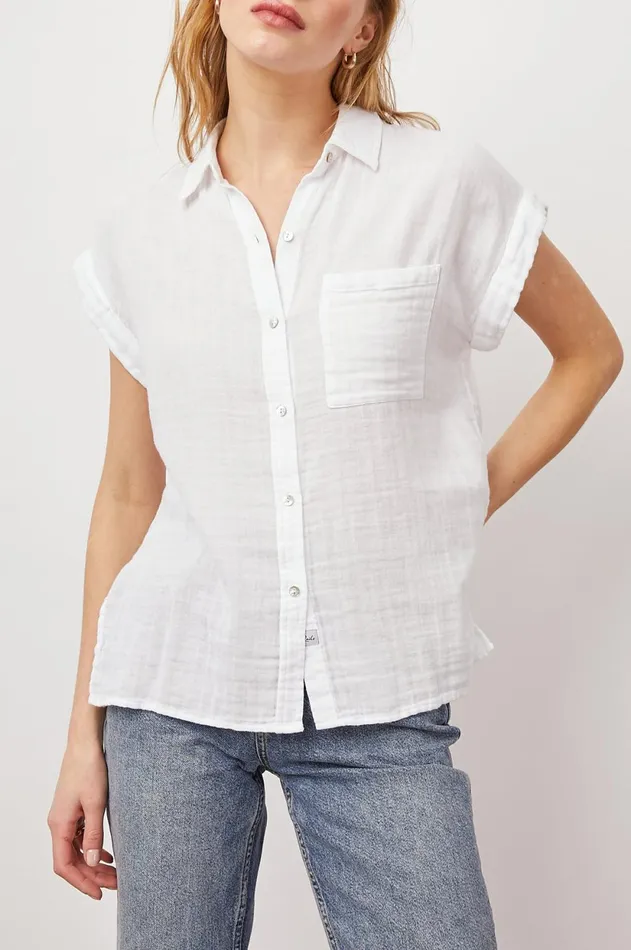 Tops Women Rails Whitney Shirt White
