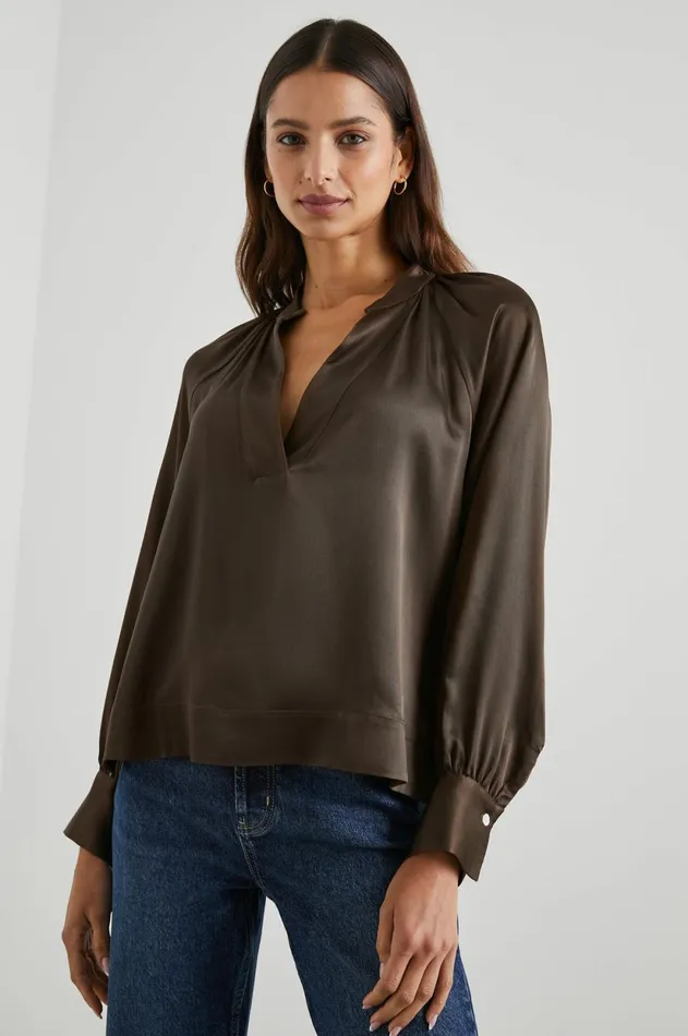 Tops Women Rails Wynna Top Dark Moss