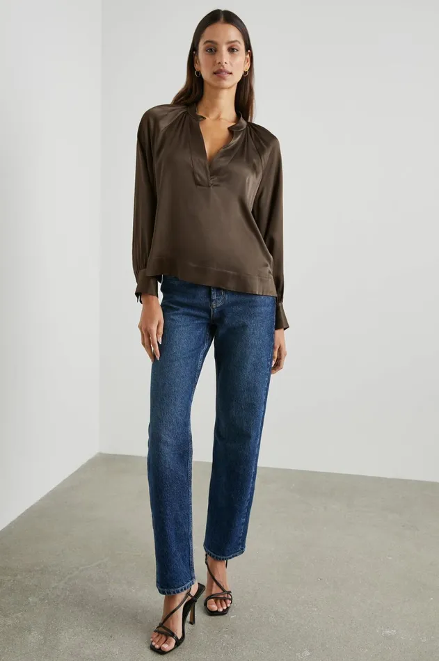 Tops Women Rails Wynna Top Dark Moss