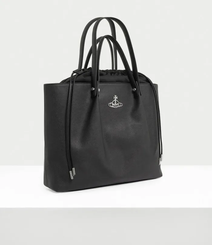 Tote Bags MenWomen Vivienne Westwood Tina Tote Bag In Black
