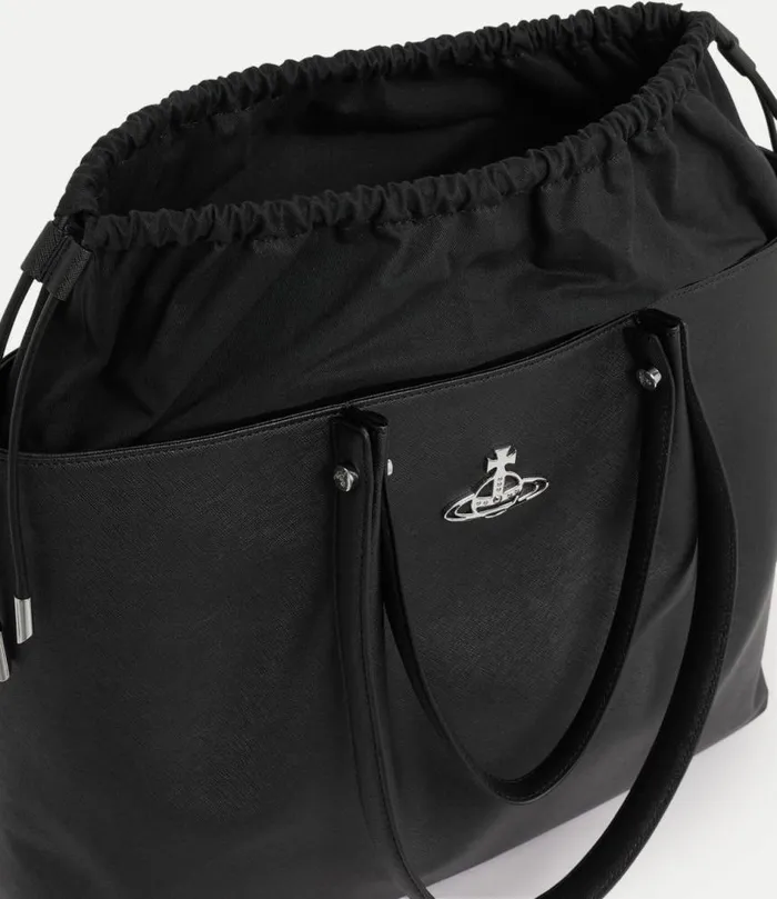 Tote Bags MenWomen Vivienne Westwood Tina Tote Bag In Black