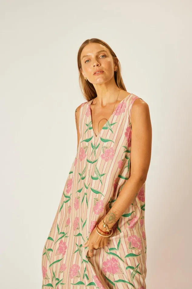 Tova Maxi Chamomile Rose Women Natalie Martin Dresses