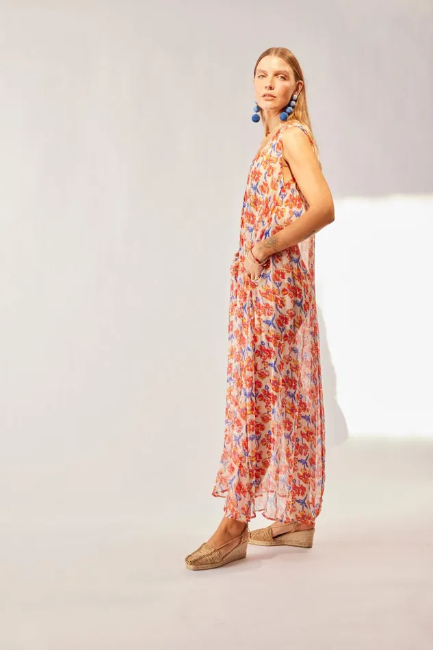 Tova Maxi Chiffon Watercolor Clemen Women Natalie Martin Dresses