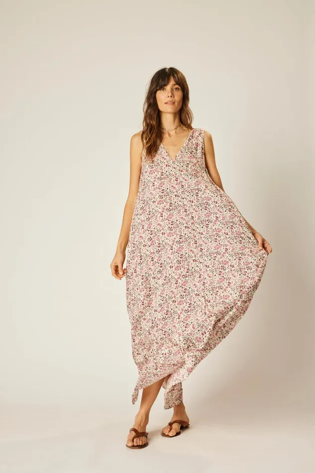 Tova Maxi Petite Fleur Rose Women Natalie Martin Dresses